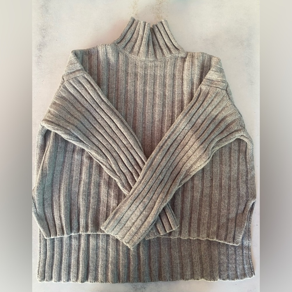 Everlane Wool Cashmere Turtleneck | Grey Size L